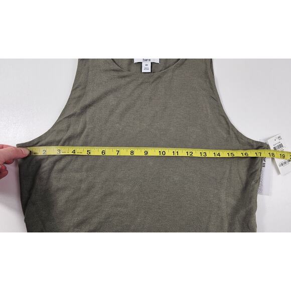 NWT olive green 0X bodysuit XL stretch jersey snap tank comfort career summer - Picture 8 of 8
